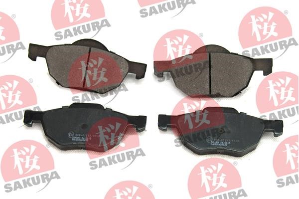 Sakura 600-40-6638 Гальмівні колодки, комплект 600406638: Купити в Україні - Добра ціна на EXIST.UA!