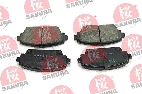 Sakura 600-10-4187 Гальмівні колодки, комплект 600104187: Купити в Україні - Добра ціна на EXIST.UA!