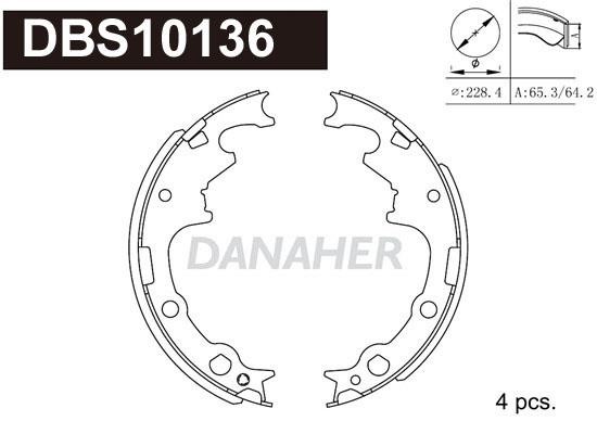 Danaher DBS10136 Колодки гальмівні барабанні, комплект DBS10136: Купити в Україні - Добра ціна на EXIST.UA!