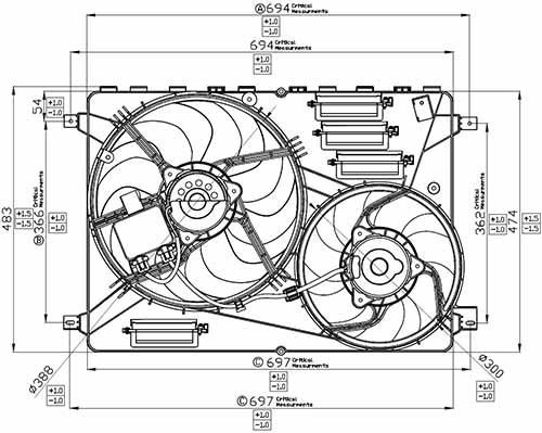 Doga EVO022 Вентилятор, система охолодження двигуна EVO022: Купити в Україні - Добра ціна на EXIST.UA!