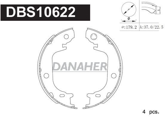 Danaher DBS10622 Колодки гальмівні стояночного гальма DBS10622: Купити в Україні - Добра ціна на EXIST.UA!