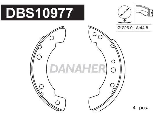 Danaher DBS10977 Колодки гальмівні барабанні, комплект DBS10977: Купити в Україні - Добра ціна на EXIST.UA!