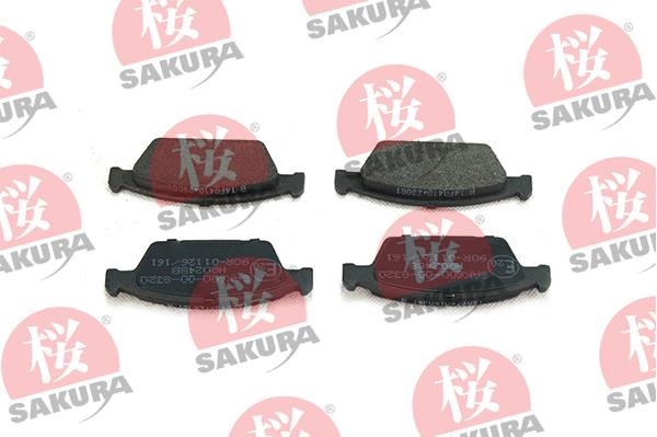 Sakura 600-00-8320 Гальмівні колодки, комплект 600008320: Купити в Україні - Добра ціна на EXIST.UA!
