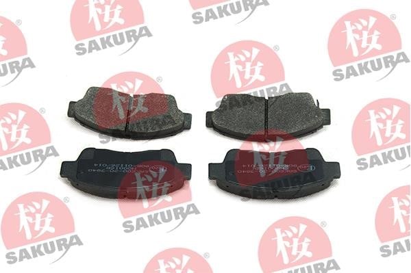 Sakura 600-20-3840 Гальмівні колодки, комплект 600203840: Купити в Україні - Добра ціна на EXIST.UA!