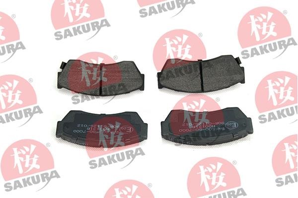 Sakura 600-80-7000 Гальмівні колодки, комплект 600807000: Купити в Україні - Добра ціна на EXIST.UA!