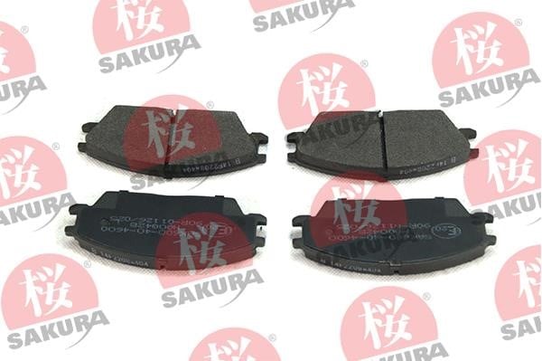 Sakura 600-40-4600 Гальмівні колодки, комплект 600404600: Купити в Україні - Добра ціна на EXIST.UA!