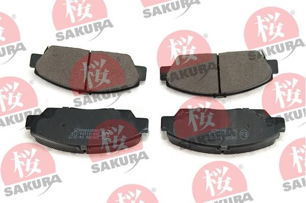 Sakura 600-40-6625 Гальмівні колодки, комплект 600406625: Купити в Україні - Добра ціна на EXIST.UA!