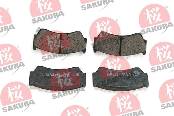 Sakura 600-10-4185 Гальмівні колодки, комплект 600104185: Купити в Україні - Добра ціна на EXIST.UA!