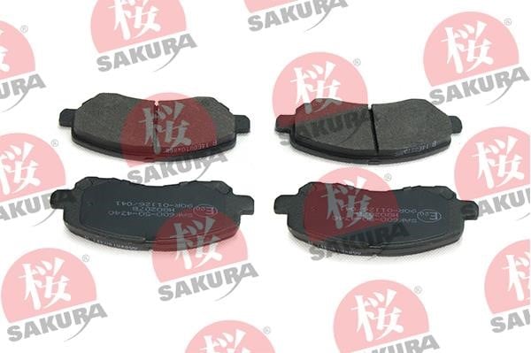 Sakura 600-50-4340 Гальмівні колодки, комплект 600504340: Купити в Україні - Добра ціна на EXIST.UA!