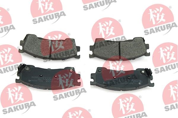 Sakura 600-30-3580 Гальмівні колодки, комплект 600303580: Купити в Україні - Добра ціна на EXIST.UA!