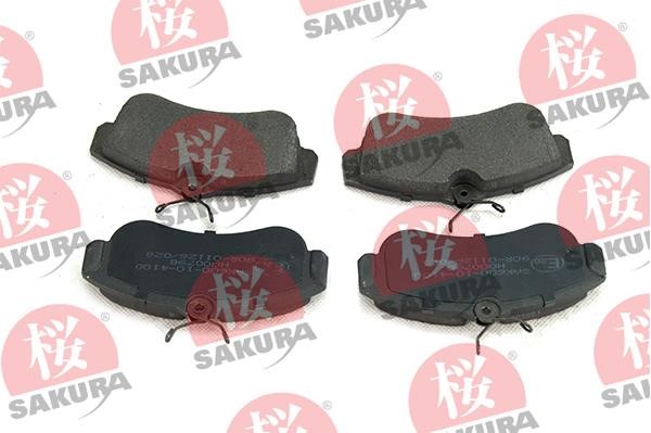 Sakura 600-10-4100 Гальмівні колодки, комплект 600104100: Купити в Україні - Добра ціна на EXIST.UA!