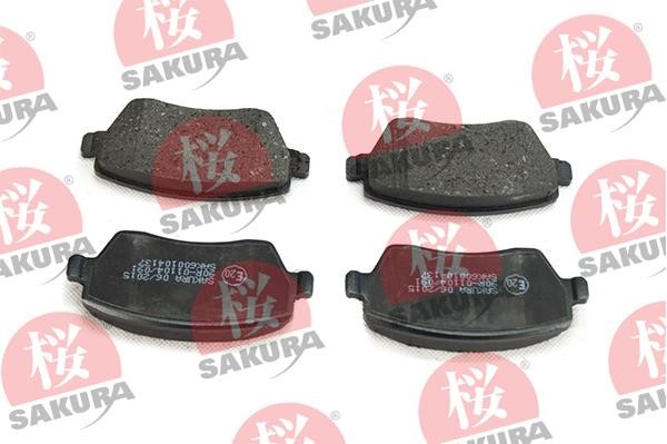 Sakura 600-10-4137 Гальмівні колодки, комплект 600104137: Купити в Україні - Добра ціна на EXIST.UA!