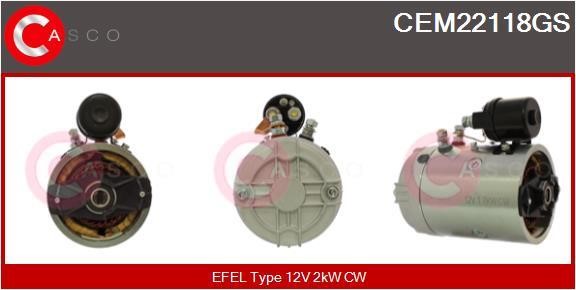 Casco CEM22118GS Електродвигун CEM22118GS: Купити в Україні - Добра ціна на EXIST.UA!