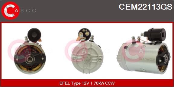 Casco CEM22113GS Електродвигун CEM22113GS: Купити в Україні - Добра ціна на EXIST.UA!