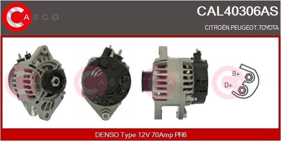 Casco CAL40306AS Генератор CAL40306AS: Купити в Україні - Добра ціна на EXIST.UA!