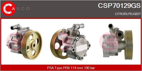 Casco CSP70129GS Насос гідропідсилювача керма CSP70129GS: Купити в Україні - Добра ціна на EXIST.UA!