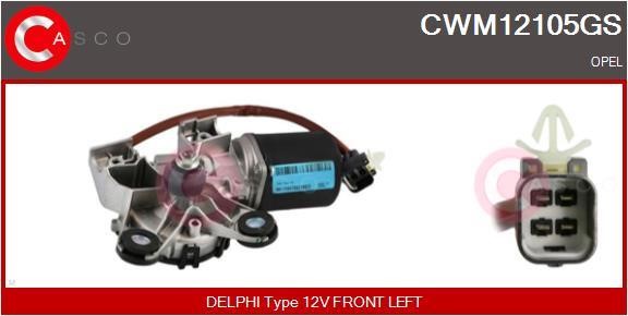 Casco CWM12105GS Мотор склоочисника CWM12105GS: Приваблива ціна - Купити в Україні на EXIST.UA!