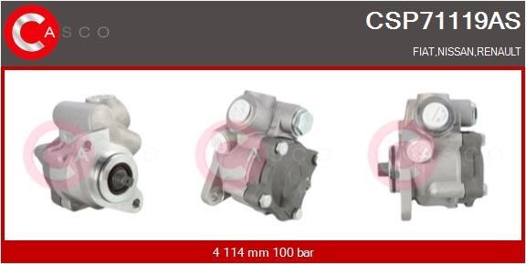 Casco CSP71119AS Насос гідропідсилювача керма CSP71119AS: Купити в Україні - Добра ціна на EXIST.UA!