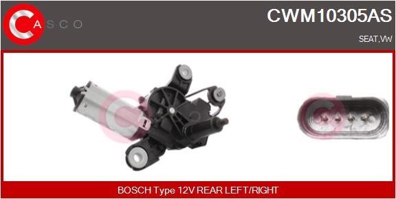 Casco CWM10305AS Мотор склоочисника CWM10305AS: Приваблива ціна - Купити в Україні на EXIST.UA!