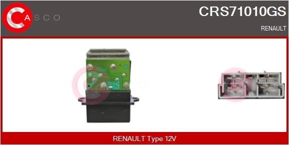 Casco CRS71010GS Резистор, компресор салону CRS71010GS: Купити в Україні - Добра ціна на EXIST.UA!