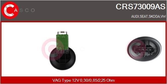 Casco CRS73009AS Резистор, компресор салону CRS73009AS: Купити в Україні - Добра ціна на EXIST.UA!