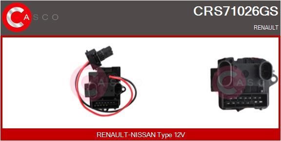 Casco CRS71026GS Резистор, компресор салону CRS71026GS: Купити в Україні - Добра ціна на EXIST.UA!