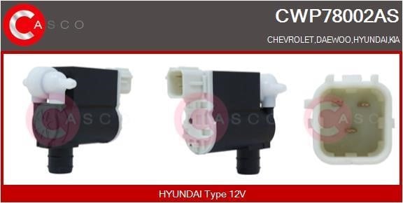 Casco CWP78002AS Насос подачі води для миття, система склоочисників CWP78002AS: Купити в Україні - Добра ціна на EXIST.UA!