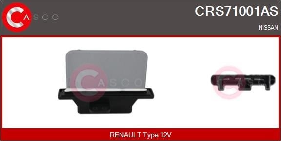 Casco CRS71001AS Резистор, компресор салону CRS71001AS: Приваблива ціна - Купити в Україні на EXIST.UA!