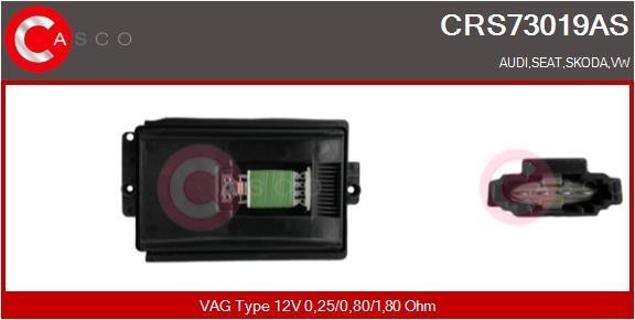 Casco CRS73019AS Резистор, компресор салону CRS73019AS: Купити в Україні - Добра ціна на EXIST.UA!