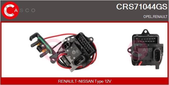 Casco CRS71044GS Резистор, компресор салону CRS71044GS: Купити в Україні - Добра ціна на EXIST.UA!