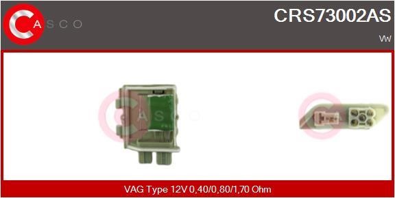 Casco CRS73002AS Резистор, компресор салону CRS73002AS: Купити в Україні - Добра ціна на EXIST.UA!