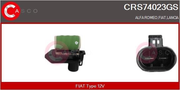 Casco CRS74023GS Додатковий резистор, електродвигун вентилятора радіатора CRS74023GS: Купити в Україні - Добра ціна на EXIST.UA!