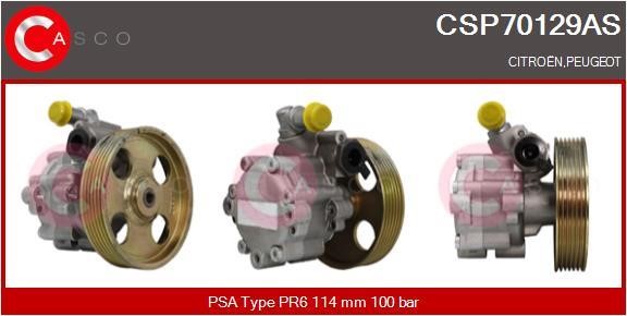 Casco CSP70129AS Насос гідропідсилювача керма CSP70129AS: Купити в Україні - Добра ціна на EXIST.UA!