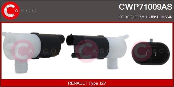 Casco CWP71009AS Насос омивача CWP71009AS: Купити в Україні - Добра ціна на EXIST.UA!