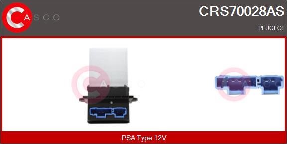 Casco CRS70028AS Резистор, компресор салону CRS70028AS: Купити в Україні - Добра ціна на EXIST.UA!