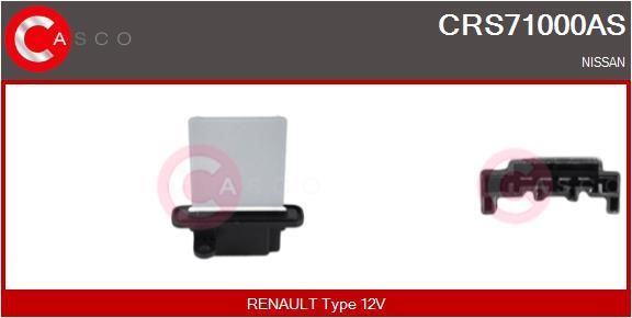 Casco CRS71000AS Резистор, компресор салону CRS71000AS: Купити в Україні - Добра ціна на EXIST.UA!