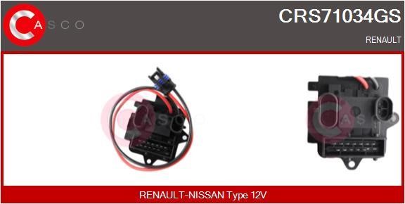 Casco CRS71034GS Резистор, компресор салону CRS71034GS: Купити в Україні - Добра ціна на EXIST.UA!