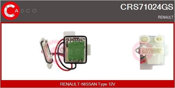 Casco CRS71024GS Резистор, компресор салону CRS71024GS: Купити в Україні - Добра ціна на EXIST.UA!