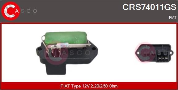 Casco CRS74011GS Резистор, компресор салону CRS74011GS: Купити в Україні - Добра ціна на EXIST.UA!
