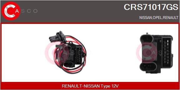 Casco CRS71017GS Резистор, компресор салону CRS71017GS: Купити в Україні - Добра ціна на EXIST.UA!