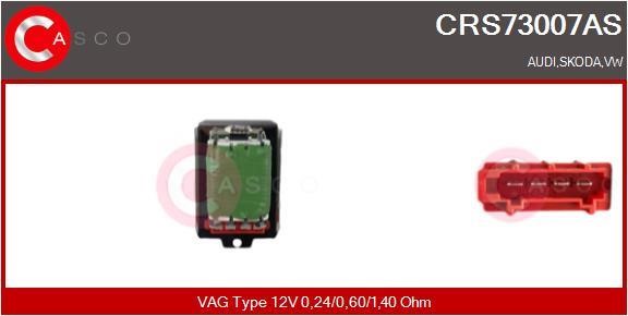 Casco CRS73007AS Резистор, компресор салону CRS73007AS: Купити в Україні - Добра ціна на EXIST.UA!