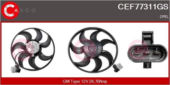 Casco CEF77311GS Вентилятор радіатора охолодження CEF77311GS: Купити в Україні - Добра ціна на EXIST.UA!