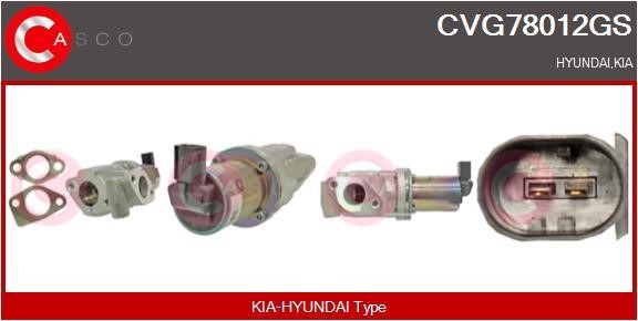 Casco CVG78012GS Клапан рециркуляції відпрацьованих газів EGR CVG78012GS: Приваблива ціна - Купити в Україні на EXIST.UA!