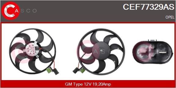 Casco CEF77329AS Вентилятор радіатора охолодження CEF77329AS: Купити в Україні - Добра ціна на EXIST.UA!