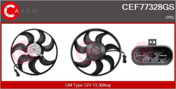 Casco CEF77328GS Вентилятор радіатора охолодження CEF77328GS: Купити в Україні - Добра ціна на EXIST.UA!