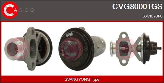 Casco CVG80001GS Клапан рециркуляції відпрацьованих газів EGR CVG80001GS: Купити в Україні - Добра ціна на EXIST.UA!