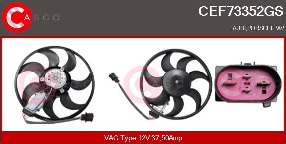 Casco CEF73352GS Вентилятор радіатора охолодження CEF73352GS: Приваблива ціна - Купити в Україні на EXIST.UA!