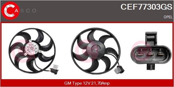 Casco CEF77303GS Вентилятор радіатора охолодження CEF77303GS: Купити в Україні - Добра ціна на EXIST.UA!