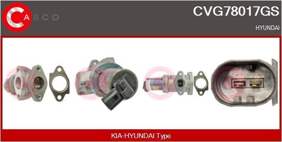 Casco CVG78017GS Клапан рециркуляції відпрацьованих газів EGR CVG78017GS: Купити в Україні - Добра ціна на EXIST.UA!