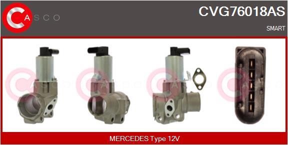 Casco CVG76018AS Клапан рециркуляції відпрацьованих газів EGR CVG76018AS: Купити в Україні - Добра ціна на EXIST.UA!